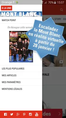 Paris Match android App screenshot 10