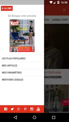 Paris Match android App screenshot 4